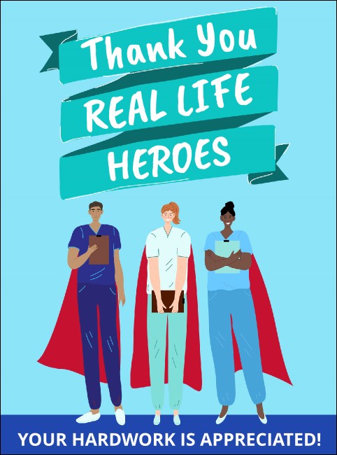 Thank You Heroes Flyer Product Front