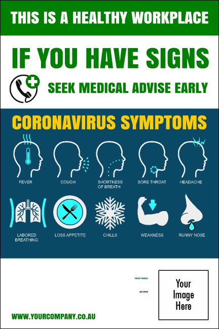 Virus Symptoms Poster Product Front