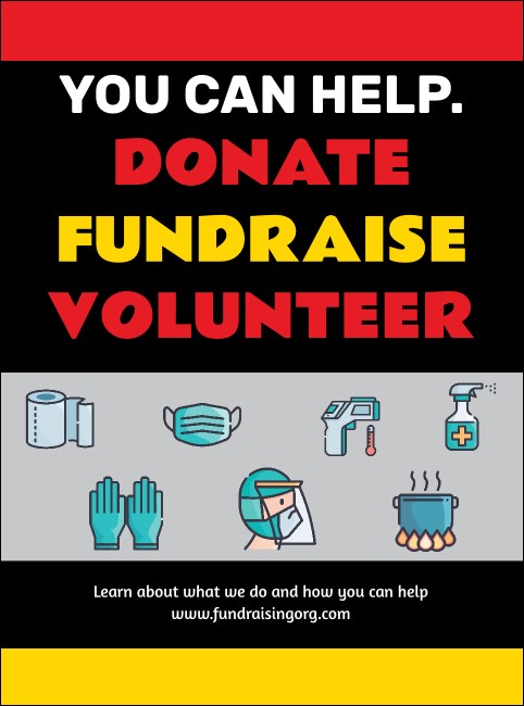 Fundraising Flyer Flyer Product Front