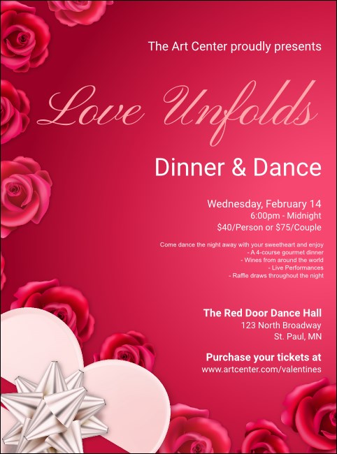 Love Unfolds Flyer Product Front