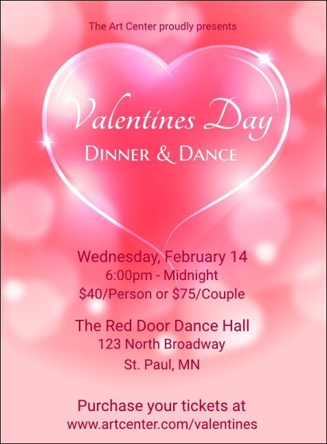 Valentines Day Date Invitation Product Front