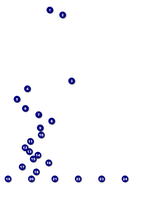 Hanukkah Abstract Flyer Front Field Markers