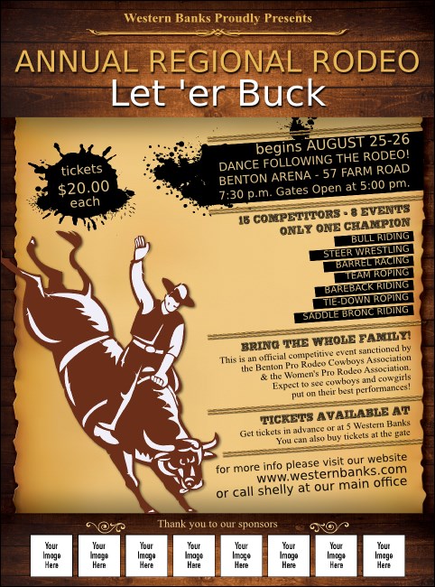 Rodeo Rustic Flyer