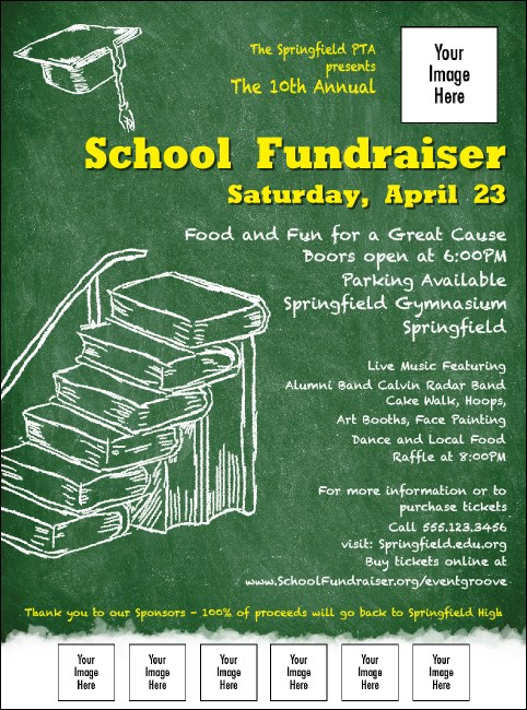 Education Chalk Board Flyer Product Front