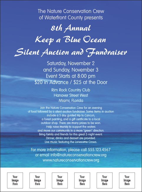 Nature Series - Blue Ocean Flyer Product Front