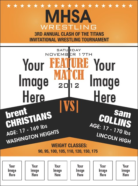 Versus Orange Logo Flyer Product Front