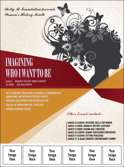 Women's Expo 3 Logo Flyer Product Front