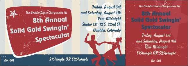 Swing Dance General Admission Ticket Product Front