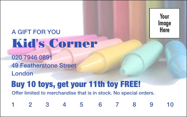 Crafts Loyalty Card