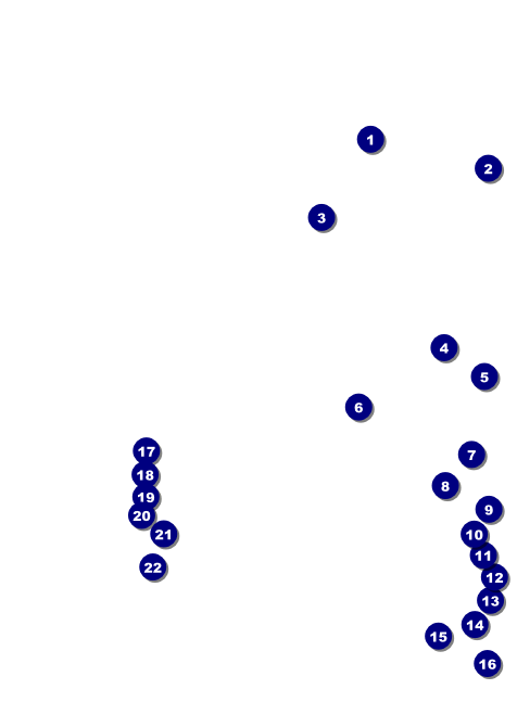 Fishing and Hunting Expo Green Camo Invitation Front Field Markers