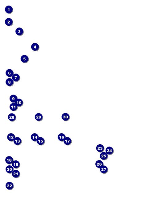 Comedy Retro Microphone Invitation Front Field Markers