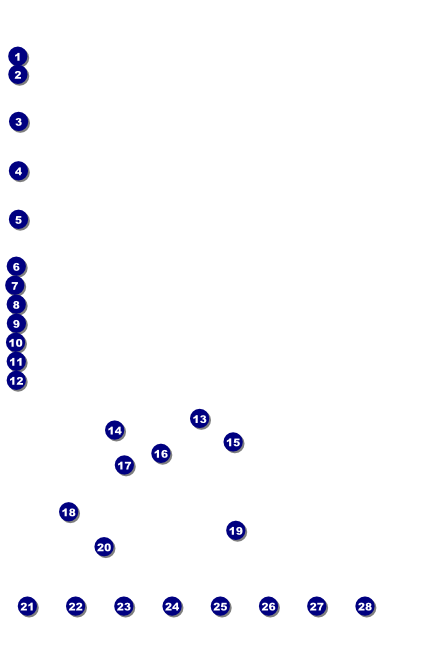Year Classic Blue Poster Front Field Markers