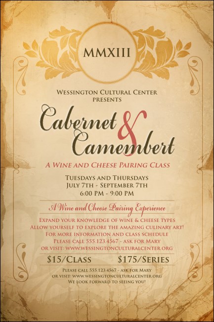 Year Parchment Paper Poster Product Front