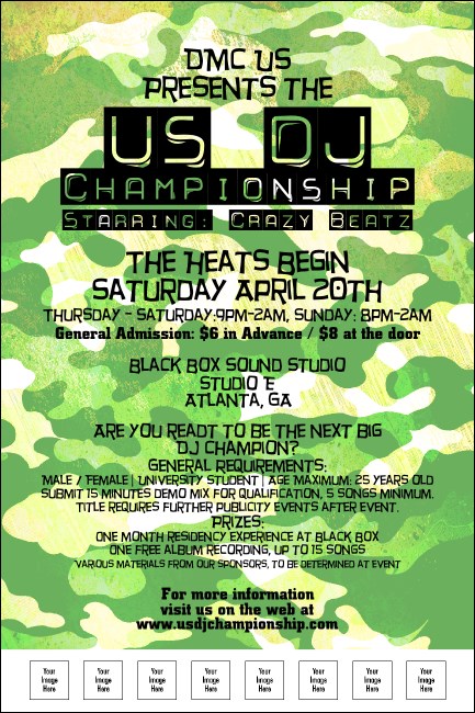 Camouflage Poster Product Front