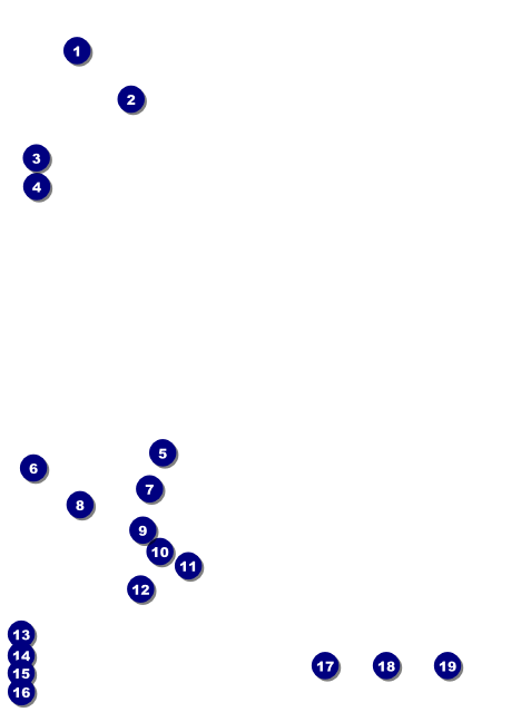 Dance Festival Postcard Front Field Markers