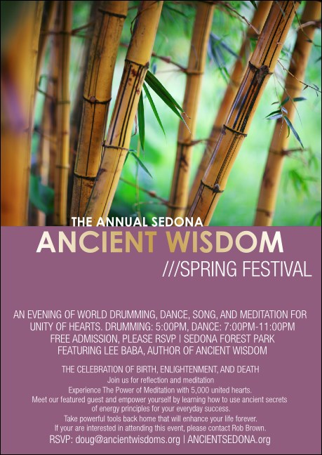 Bamboo Postcard Product Front