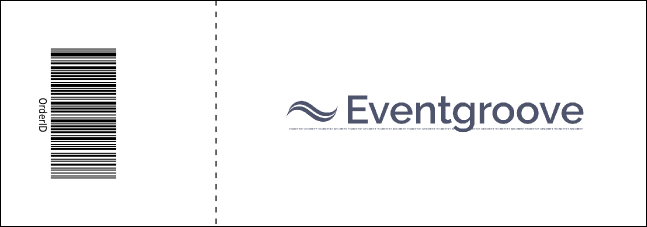 Star Theme Event Ticket Product Back