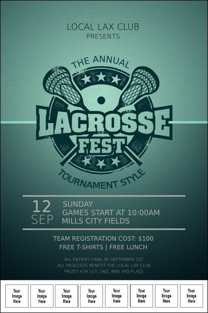 Lacrosse Logo Poster Product Front