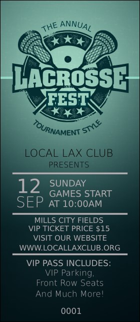Lacrosse VIP Pass Product Front