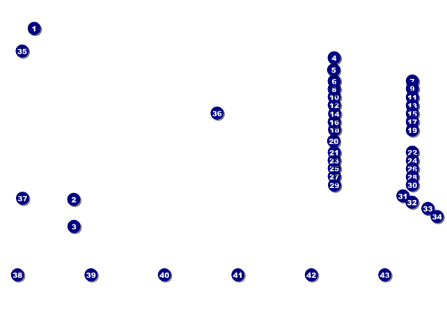 American Football Schedule Logo Flyer Front Field Markers