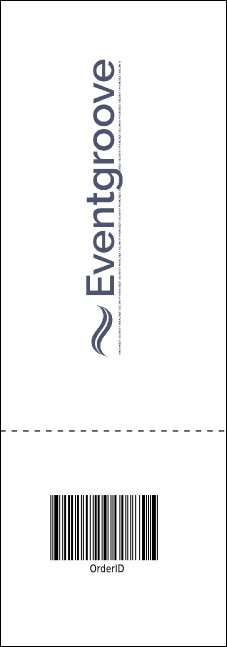 Christmas Carol Event Ticket Product Back