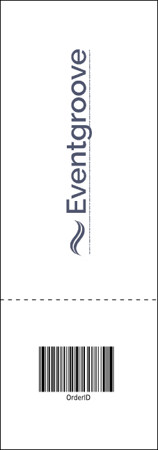 Cityscape Event Ticket Product Back
