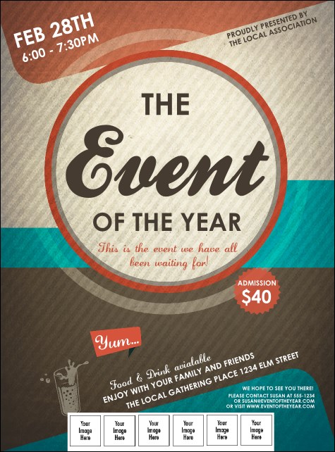 All Purpose Circle Logo Flyer Product Front