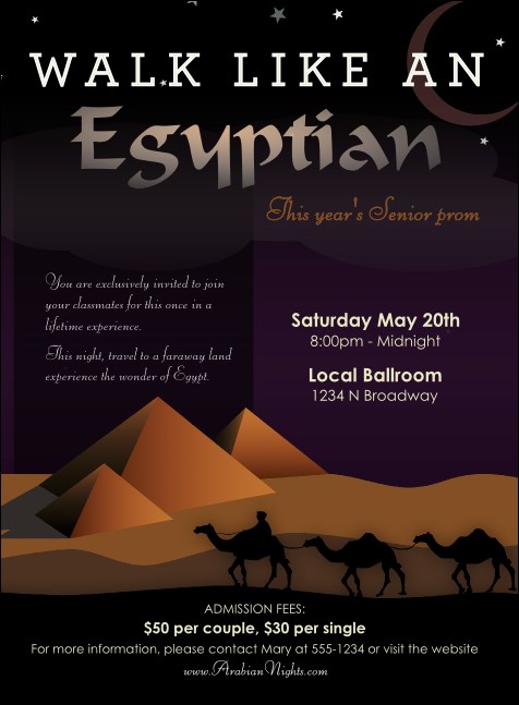Egyptian Invitation