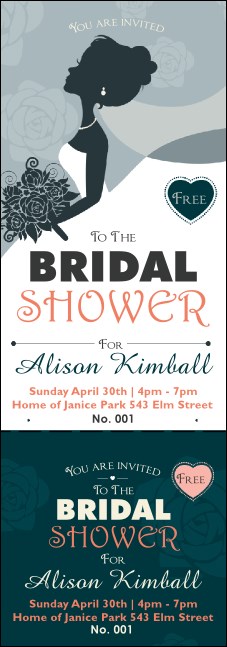 Bridal Event Ticket Product Front