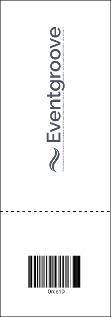 Graduation Event Ticket Product Back