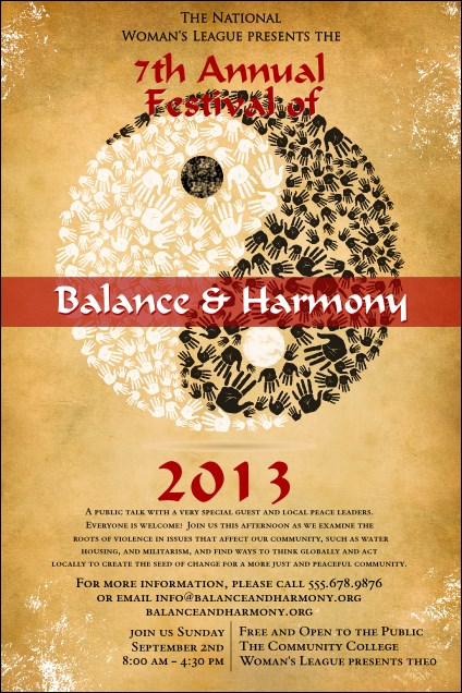 Yin Yang Poster Product Front