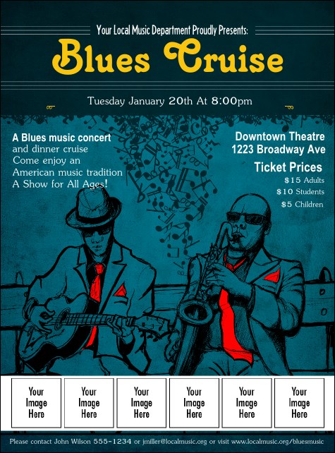 Blues Cruise Logo Flyer