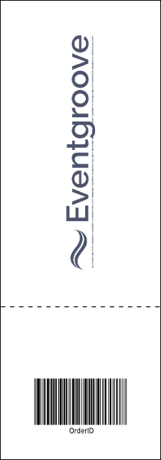 Geometric Reserved Event Ticket Product Back