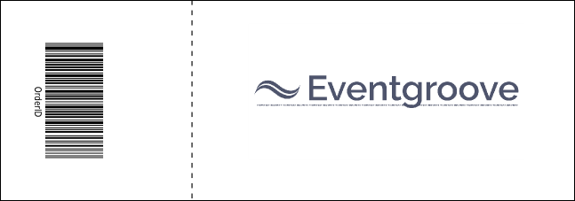 Red Reserved Event Ticket Product Back