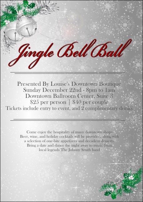 Jingle Bells Postcard Product Front
