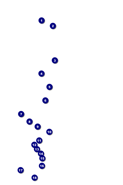 All Purpose Skyline Black and White Poster Front Field Markers