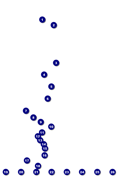 All Purpose Skyline Black and White Image Poster Front Field Markers