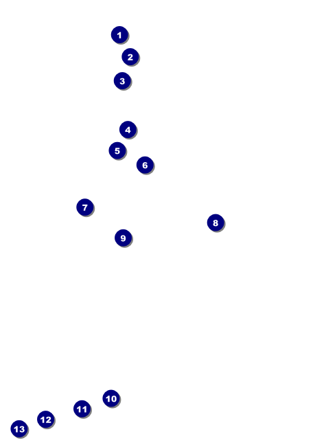 Bass Fishing Tournament Postcard Front Field Markers