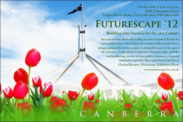 Canberra Poster Product Front