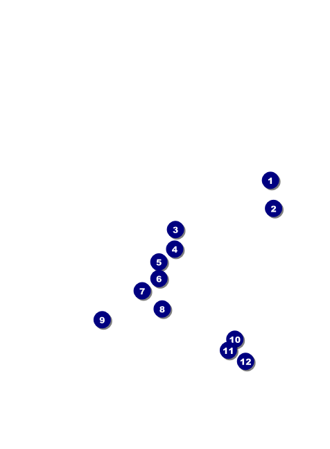 Lawn Bowling Invitation Front Field Markers