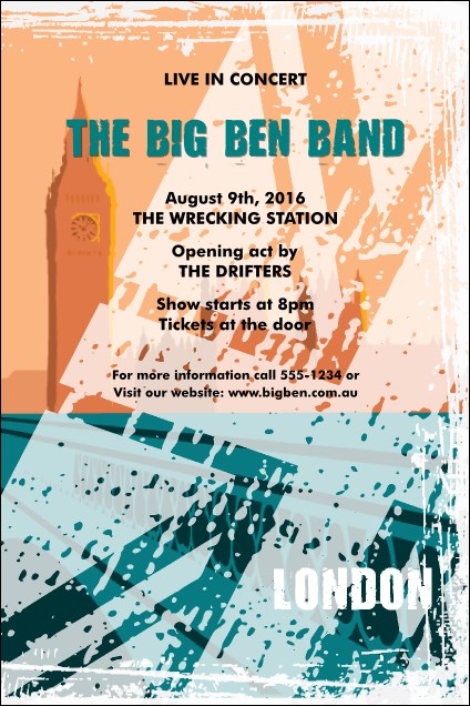 London Poster Product Front