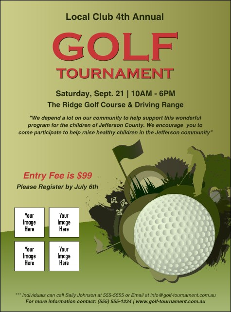 Golf Tournament Flyer