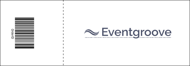 Golf Tournament Raffle Ticket Product Back