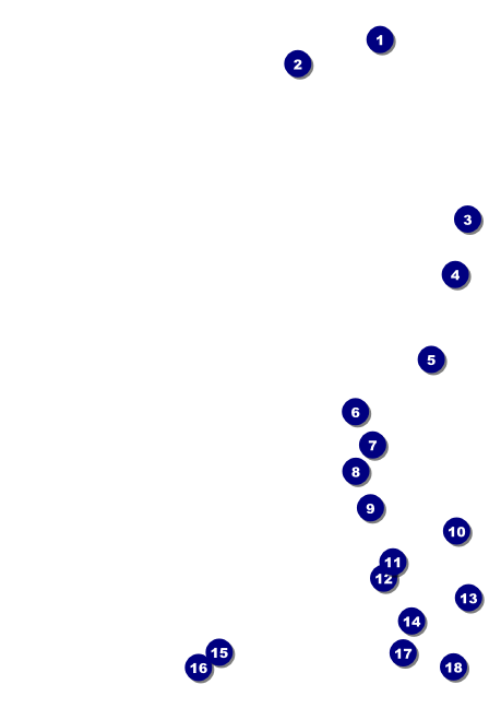 Aussie Rules Football 2 Invitation Front Field Markers
