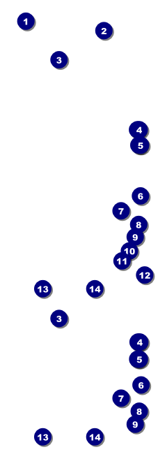 Grand Prix Event Ticket Front Field Markers