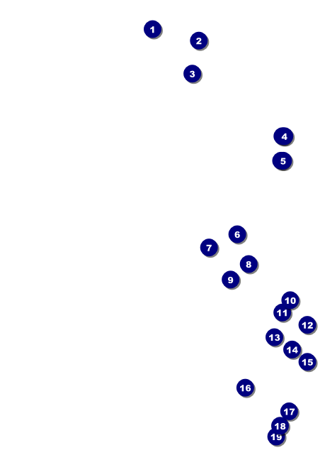Grand Prix Postcard Front Field Markers