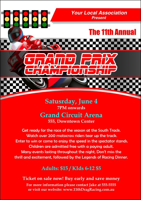 Grand Prix Postcard Product Front