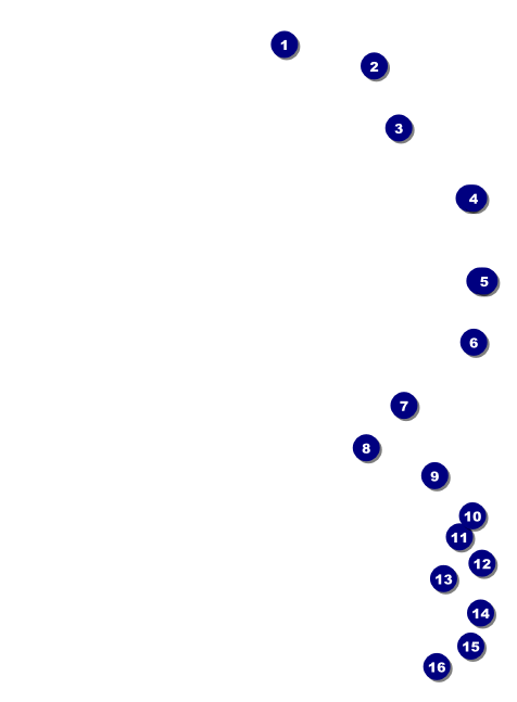 Motocross Invitation Front Field Markers