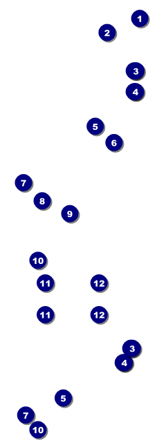 Rugby Tournament 2  Event Ticket Front Field Markers