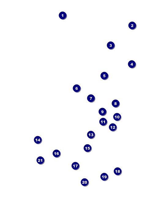 Silver Glitter Postcard Front Field Markers